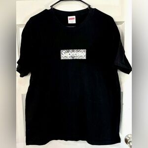 Supreme Bandana Box Logo Tee Black Tee FW19 - Size XXL 2XL *See Pics. Ships Fast